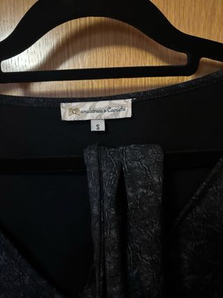 Vestido gris camaleónica