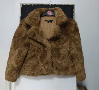 Chaquetón pelo Zara Talla S