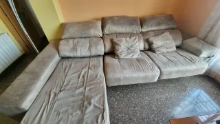 Sofá Chaiselongue Extensible. Mide 3,05 metros