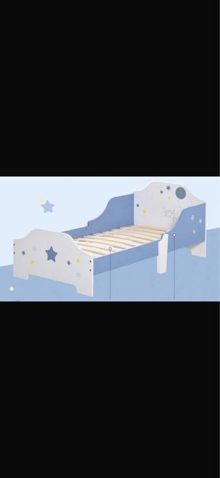 Cama Infantil HOMCOM Estrellas +3 Años