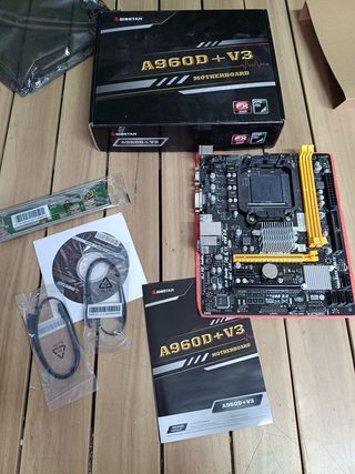 Biostar MB A960D+ V3 (760G, AM3, mATX, DDR3, VGA, AMD).