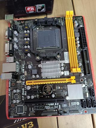 Biostar MB A960D+ V3 (760G, AM3, mATX, DDR3, VGA, AMD).