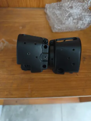 Carcasas Puño Negras Harley Davidson