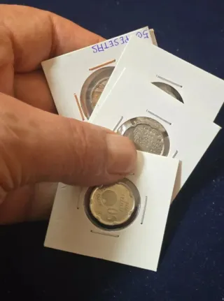 5 Monedas 50 Pesetas España 1990-97