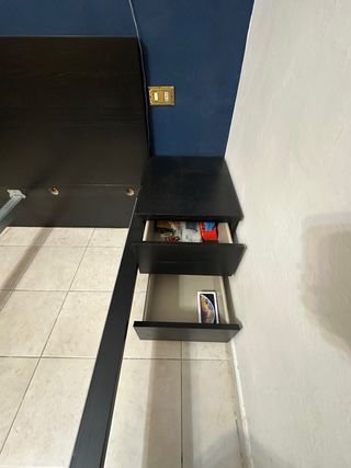 Struttura letto + comodini IKEA MALM