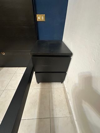 Struttura letto + comodini IKEA MALM