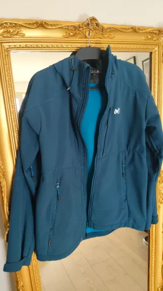 Chaqueta Millet Softshell Azul Talla L