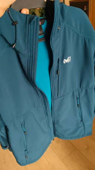 Chaqueta Millet Softshell Azul Talla L