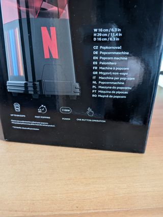 Macchina Popcorn Netflix Stranger Things NUOVA