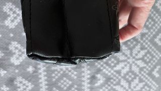 Borsa donna nera con cuori e charm Con catenella