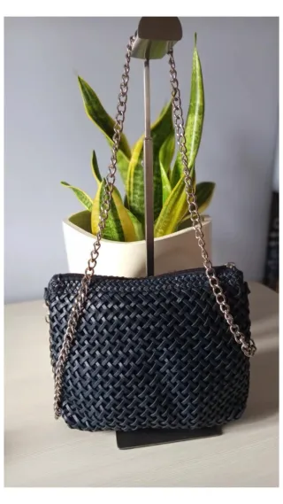 Borsa Ceannis vera pelle nera