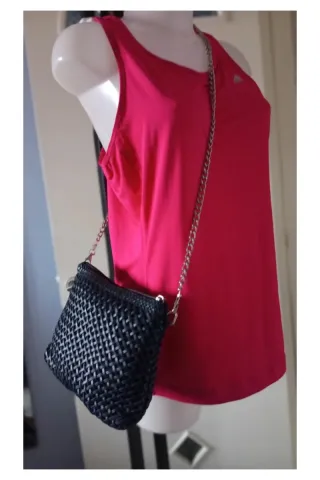 Borsa Ceannis vera pelle nera