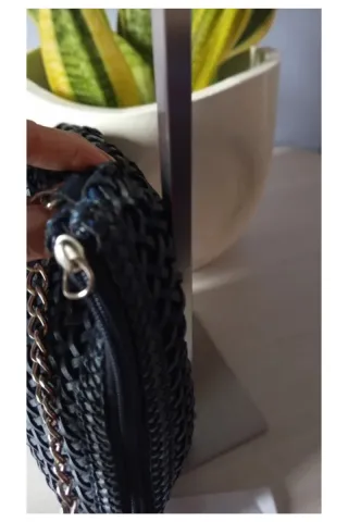 Borsa Ceannis vera pelle nera