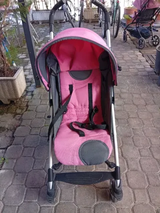 Cochecito de bebé rosa