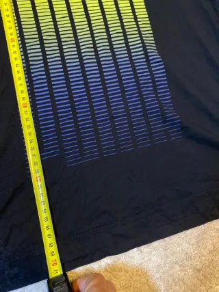 Camiseta Puma Negra y Amarilla Talla M