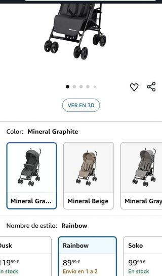 Silla paseo Bebeconfort Rainbow