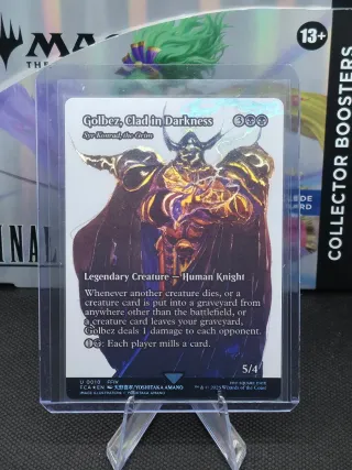 MTG FF Golbez, Clad in Darkness U #10 Foil NM
