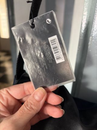 Bolso Calvin Klein Negro y Azul tamaño din A 4