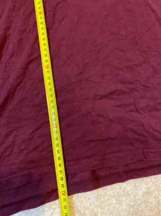 Camiseta Converse Talla L Burdeos