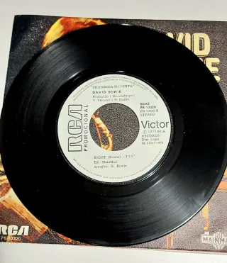 David Bowie Vinilo Promocional