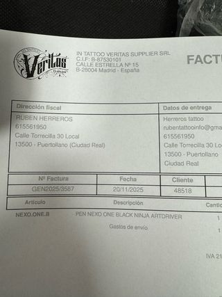 Maquina tattoo Art Driver Nexo One.