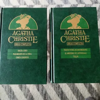 Lote de 3 novelas de Agatha Christie