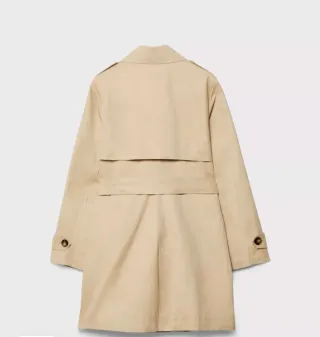 Trench Stradivarius básica cinturón Talla XS Nueva