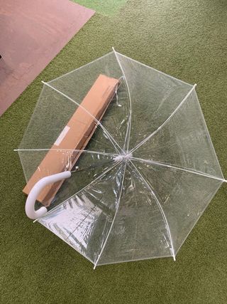 Paraguas Transparente Amazon Basics