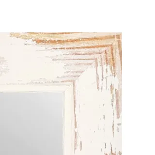 Espejo Cuadrado Blanco Envejecido 50x50cm