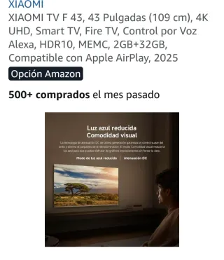 Xiaomi TV F43 4K UHD Smart TV