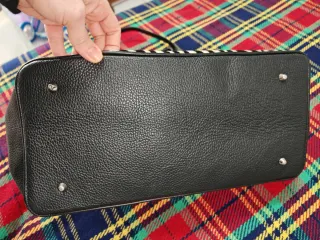 Borsa vera pelle Made in Italy zebrata