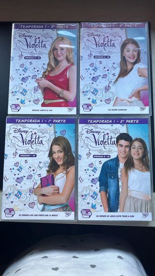 DVD Disney Violetta Temporada 1 (4 partes)