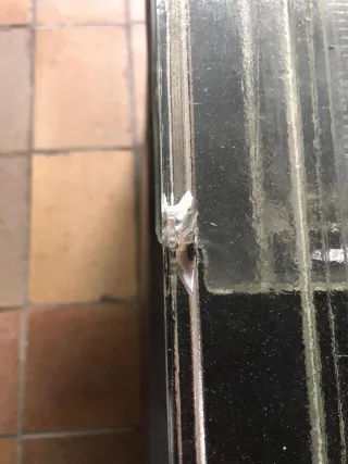 6 tejas de cristal planas