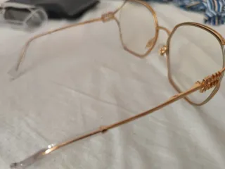 Gafas Miu Miu Doradas y Rosas originales Nuevas