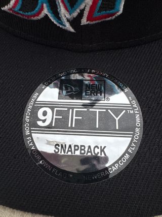 Gorra New Era Miami Marlins Negra