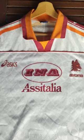 Maglia AS Roma 1995 1996 Totti Asics Originale