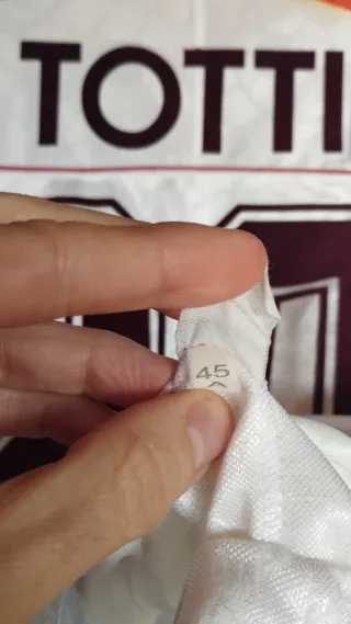 Maglia AS Roma 1995 1996 Totti Asics Originale