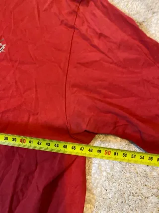 Camiseta Fox Roja y Gris Talla L