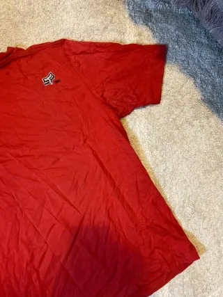 Camiseta Fox Roja y Gris Talla L