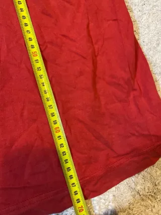 Camiseta Fox Roja y Gris Talla L