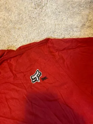 Camiseta Fox Roja y Gris Talla L