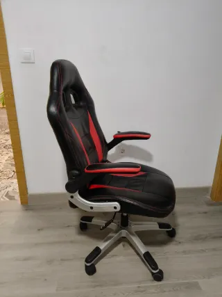 Silla Gaming Negra y Roja