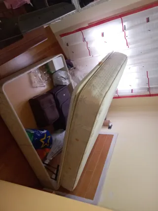 Canapé 150cm con colchón y cabecero