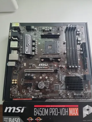 Placa Base MSI B450M PRO-VDH MAX