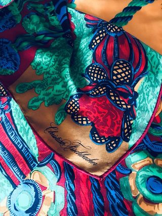 Foulard Christian Fischbacher seta multicolor