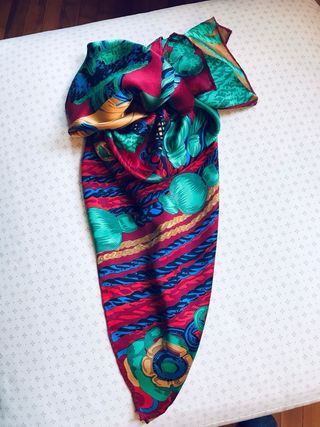 Foulard Christian Fischbacher seta multicolor