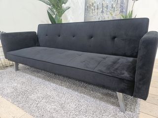 Sofá Cama Negro 3 Plazas