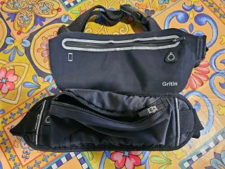 Marsupio running nero Gritin + marsupio MyCarbon