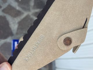 Birkenstock Boston 45 Beige Soft Footbed