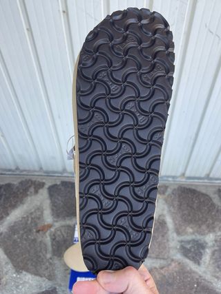 Birkenstock Boston 45 Beige Soft Footbed